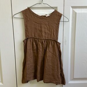 Girls Linen Daughter Dress